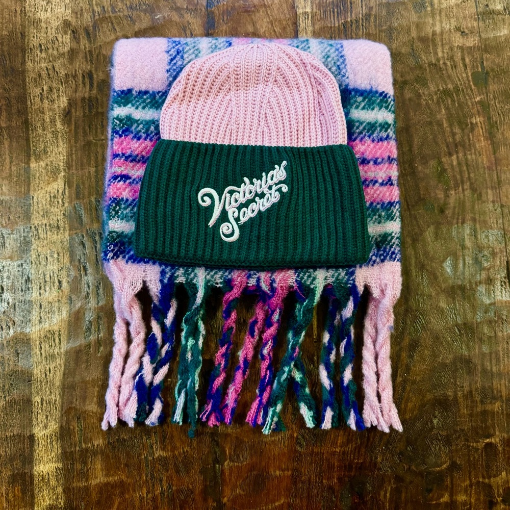 Victoria Secret Hat and Scarf